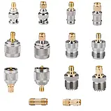 Перехідник антени sma n-type BNC PL259 SO239 Набір з 14 перехідників для під'єднання антен, фото 2