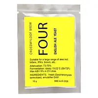 Пивні дріжджі FOUR 10 г для - Англійських елeй - Crossmyloof brew - Велика Британія