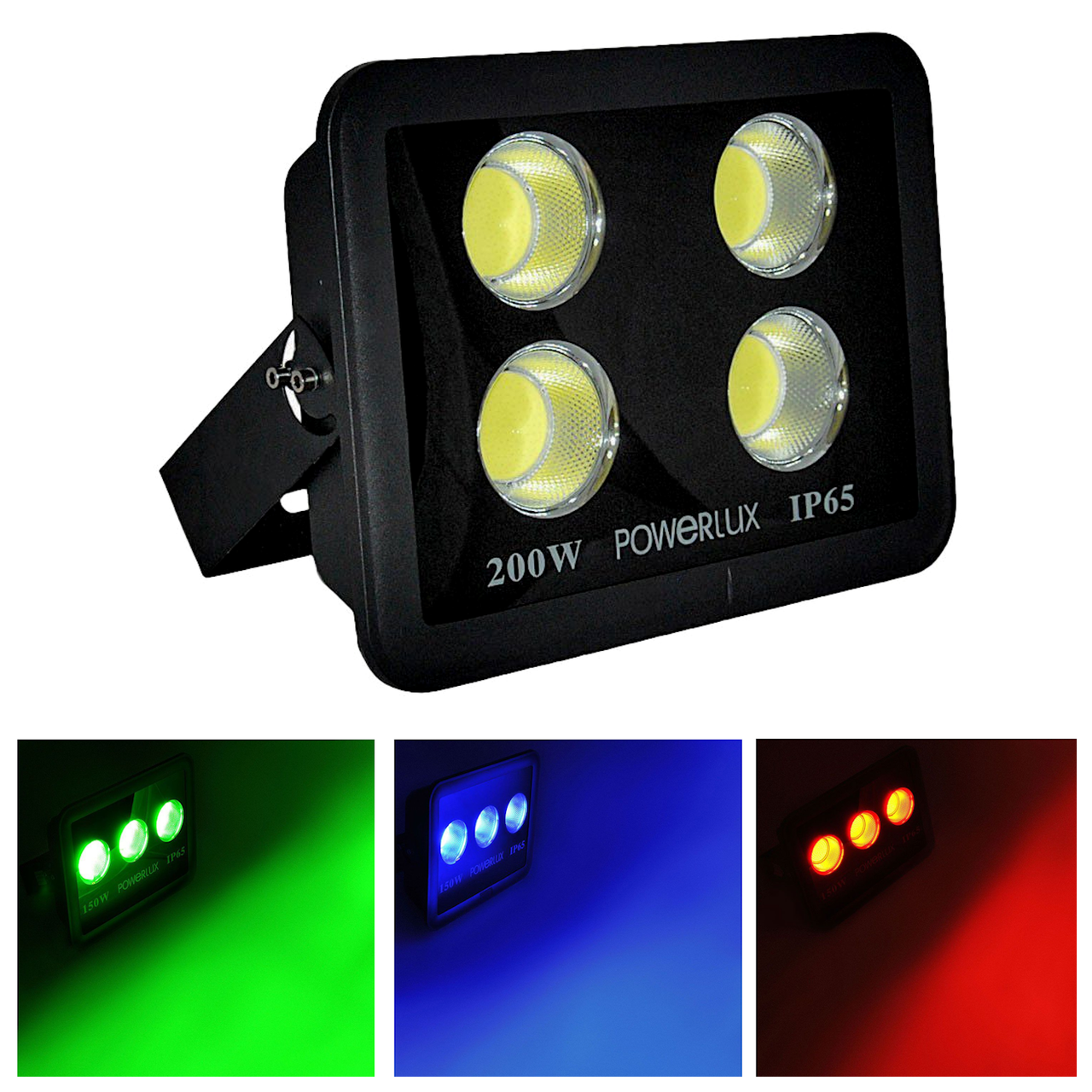 Вуличний LED COB Прожектор різні кольори PWL 200 W IP65-COLOR