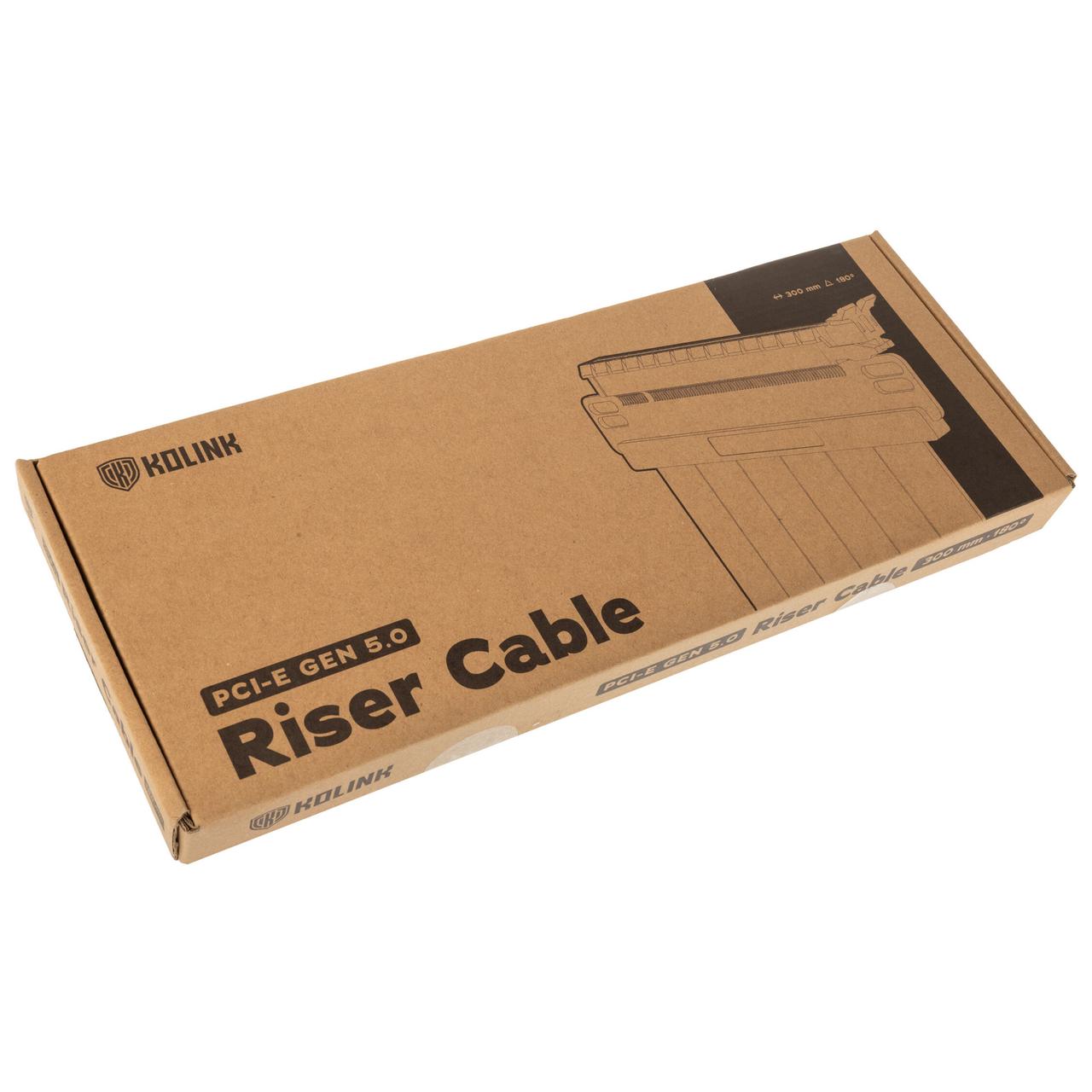Райзер Kolink PCI-E Gen 5.0 Riser Cable 180 Degrees