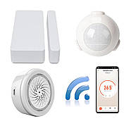 Бездротова охоронна WIFI сигналізація 1DAL AlarmKit WF3 | Комплект захисту від проникнення | Tuya Smart, фото 6