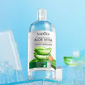 Средство для снятия макияжа Aloe Vera SADOER, 490 мл.
