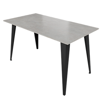 Стіл обідній Неман ДІЛ Клауд гранада 18 мм/Чорний