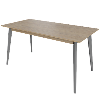 Стіл обідній Неман БОН 1380х780 Дуб кремона торро/Сірий