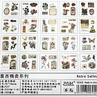 Набір ретро наклейок 100 листів NKL085, фото 3