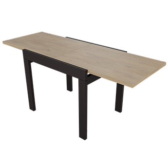 Стіл обідній розсувний Неман КОРС mini Білий/Білий Дуб кремону торро/Венге