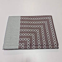 Простирадло сатин 145×220 см з візерунком кільця