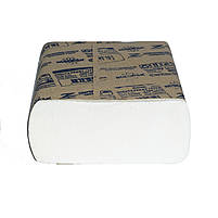 Рушники паперові Z-скл. двошарові білі, 200 л., (20*22,5см.), Rulopak, фото 5