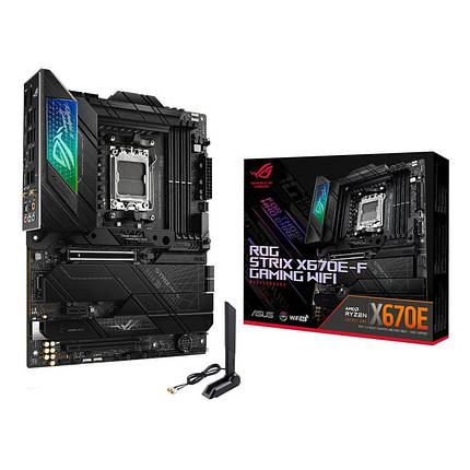 Материнська плата Asus ROG Strix X670E-F Gaming WiFi Socket AM5, фото 1