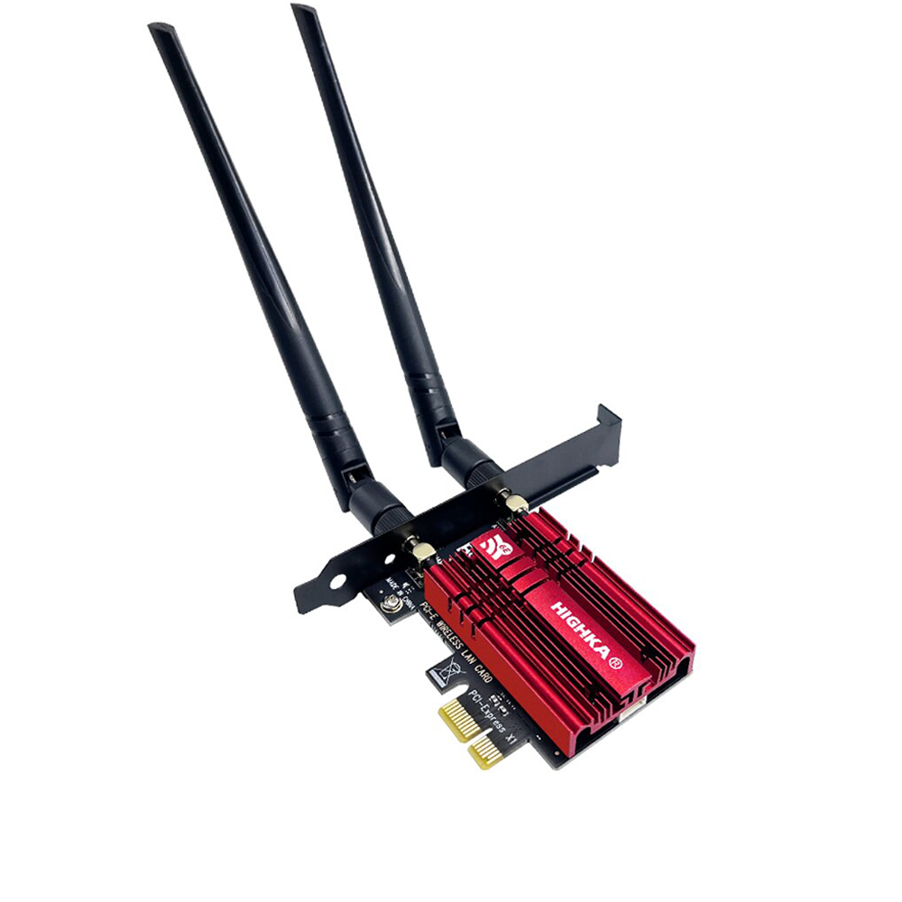 Мережева карта Highka AX210 Wi-Fi 5374 Мбіт/с, Bluetooth 5.3, MU-MIMO, WPA3