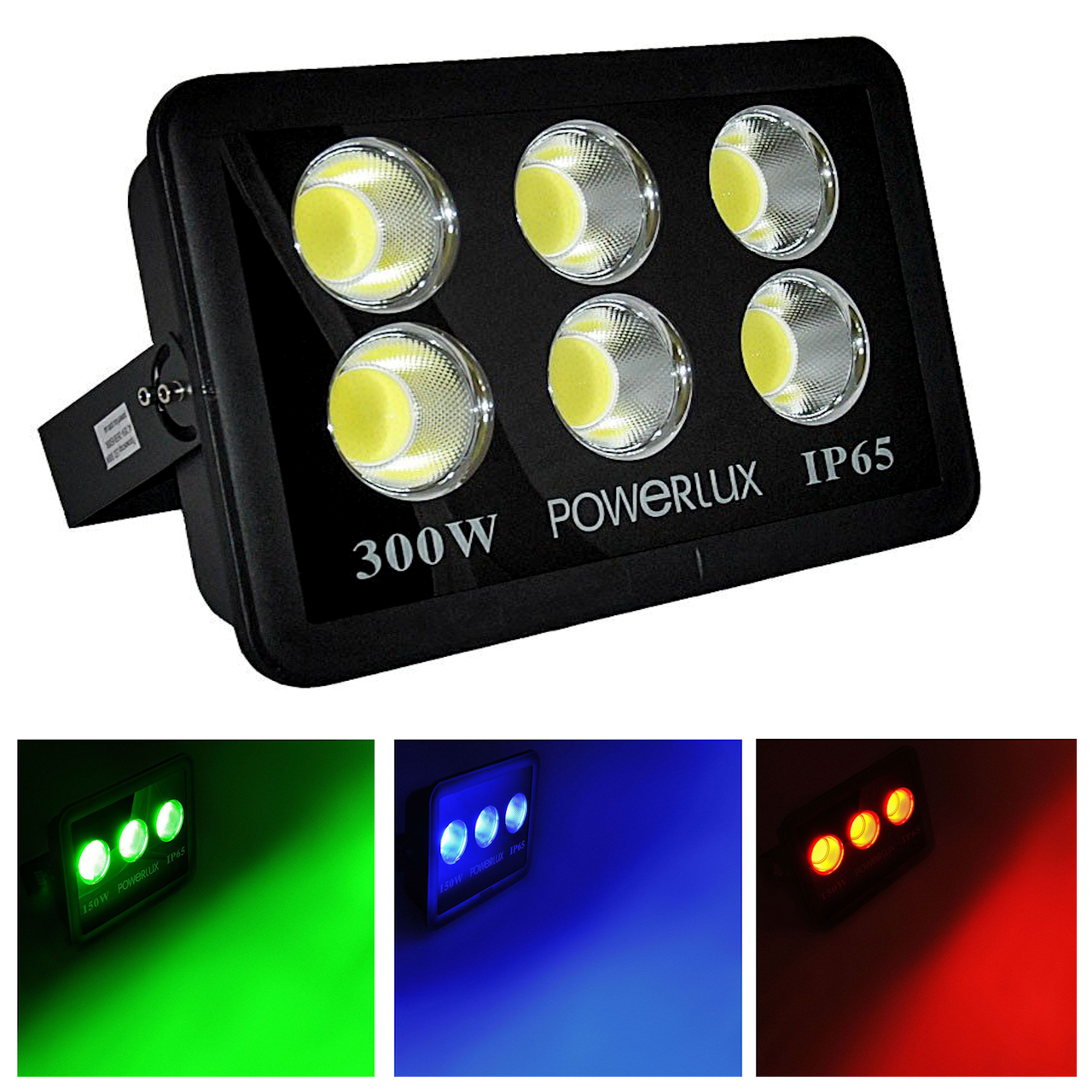 Вуличний LED COB Прожектор різні кольори PWL 300 W IP65-COLOR