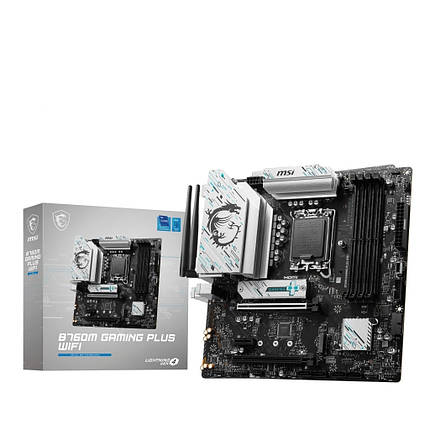 Материнська плата MSI B760M Gaming Plus WiFi Socket 1700, фото 1