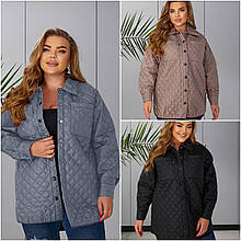 Жіноча куртка сорочка демісезонна