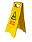Підлогова табличка "Caution Wet Floor", пластикова табличка жовтого кольору з написом "Caution Wet Floor", фото 10