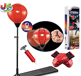 Дитячий боксерський набір з рукавичками та світлом, фото 5