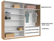 Шафа-купе Асті / Asti 2,5м 2115х2500х615мм  Миро-Марк, фото 5