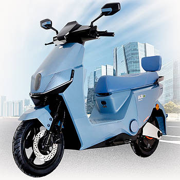 Електроскутер на акумуляторі 1500W з 12 дюймовими колесами та швидкістю 60 км/год MES 1026-3 TITAN Блакитний