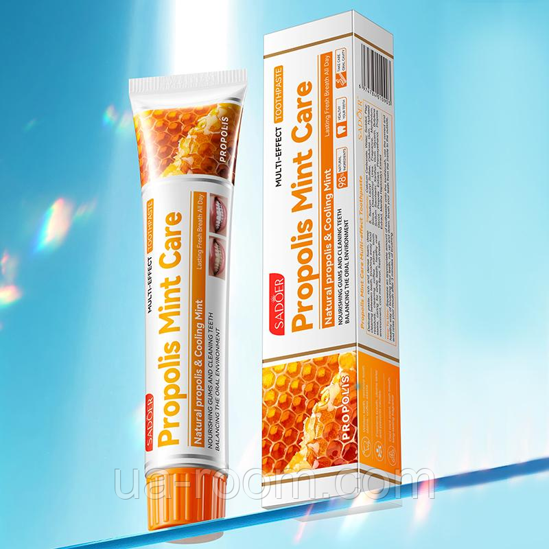 Зубная паста с прополисом Sadoer Propolis Mint Care, 100 г.