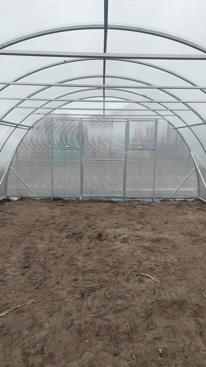 Каркас 5х10м полікарбонатної теплиці "Оптимальна", фото 1