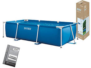 Басейн каркасний Intex 28272 розмір 300x200x75см, об'єм 3834л