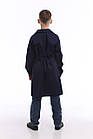 Халат робочий для хлопчика, Захисний одяг для уроків праці синій на зріст 140-146 см, фото 5