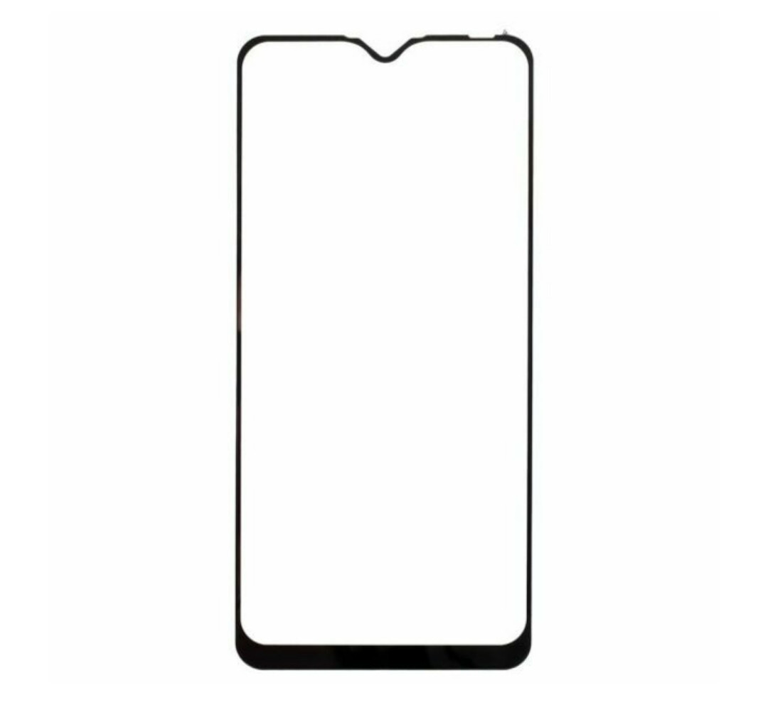 Загартоване захисне скло на Oppo A12s / Чорна рамка, фото 1