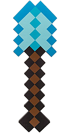 Алмазна лопата Minecraft 45см