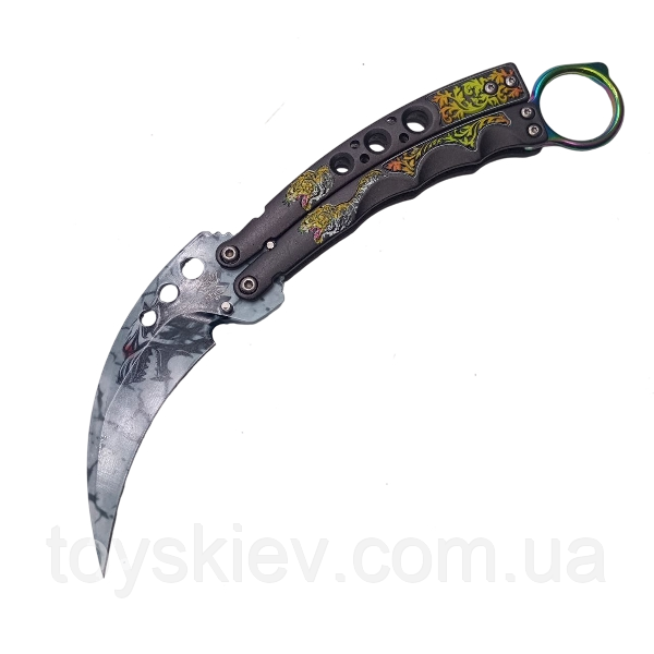 Ніж метелик Dif CSGO A879 вовк, фото 1