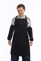 Фартух із нарукавниками дитячий для уроків праці та малювання синій (13-15 років, зріст 158-170 см)