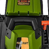 Газонокосарка індукційна Procraft NM2100, 1400 Вт, 3000 об/хв, 5 рівнів: 20-65 мм, 380 мм, 50 л, фото 4