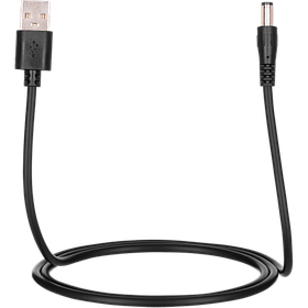 Кабель 2Е USB-A — DC 1 м Black (1283126552816)