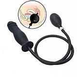 Надувний анальний розширювач Фалос 3,3 см — 5,3 см — Анальні іграшки, фото 3