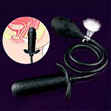 Надувний анальний розширювач Прямий корок 2,9 см — 4,5 см — Анальні іграшки, фото 2