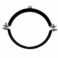 Обойма для труб сталева з віброгасником, хомут 164-172 мм (6")