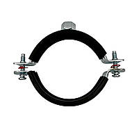 Обойма для труб сталева з віброгасником, хомут 74-80 мм (2 1/2")