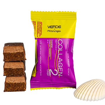 Цукерка з колагеном Collagen Фундук-Марципан Verde, 15 г