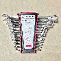 Набір ключів комбінованих 12 шт., 6-22 мм CrV INTERTOOL HT-1203
