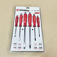 Набір ударних викруток 6 од. INTERTOOL HT-0403