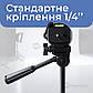 Штатив тринога для телефона фотоапарата камери для знімання в чохлі професійний із рівнем NeePho NP-8820, фото 5