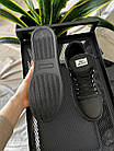 Кросівки чоловічі Lacoste чорні шкіряні Кеди Лакост весняні літні, фото 5