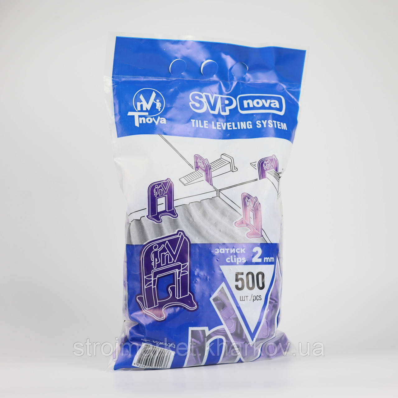 Затискач для НВП Нова 2 мм (пач.500 шт.)