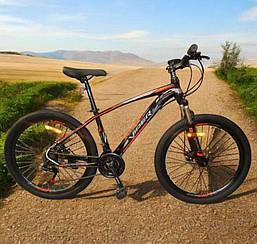 Велосипед гірський Viper Nevada" FRD 26" рама 13", дискові гальма, чорно-помаранчовий