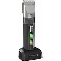 Remington Машинка для стрижки Genius, мережа+акум., насадок-8, кейс,ножиці, гребінець в компл, керамич.напиленя, чорний