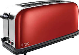 Russell Hobbs Тостер Classic, 1100Вт, метал, довгі слоти, червоний