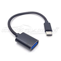 Кабель OTG USB 2.0 Female to Type-C, 0.1 м