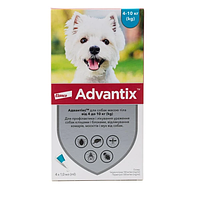 Advantix краплі на холку від кліщів, бліх та комарів от 4-10 кг - 1 піп.