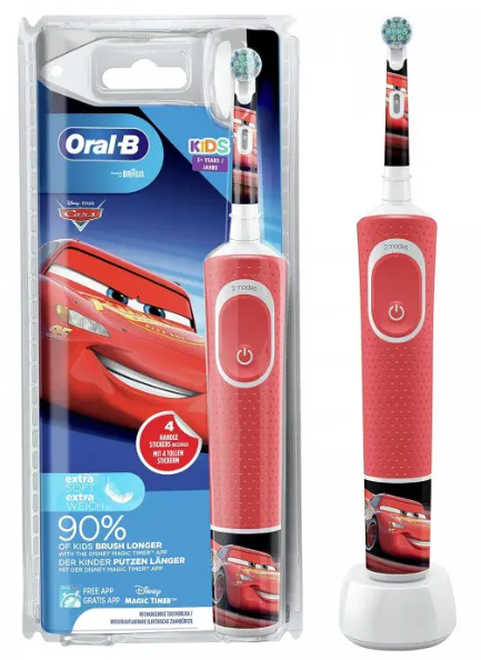 Електрична зубна щітка дитяча Braun Oral-B "Cars. Тачки"
