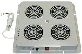 ZPAS Блок вентиляторів 4 вентилятори, 230В, 30Вт, сірий