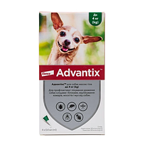 Advantix краплі на холку від кліщів, бліх та комарів до 4 кг - 1 піп.