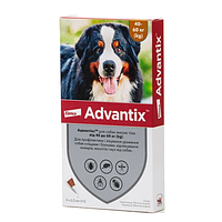 Advantix краплі на холку від кліщів, бліх та комарів от 40-60 кг - 1 піп.